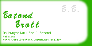 botond broll business card
